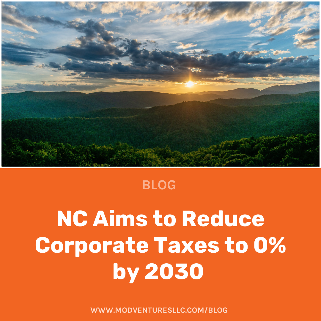 NC Aims to Reduce Corporate Taxes to 0% by 2030