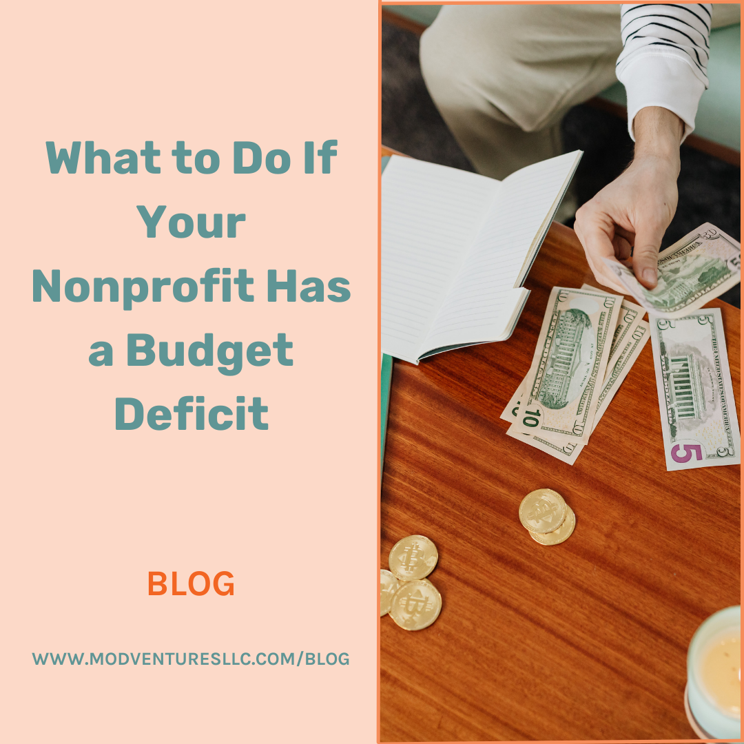 What to Do If Your Nonprofit Has a Budget Deficit | ModVenturesLLC